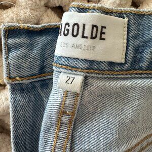 NWOT AGOLDE High-Rise Straight Leg Jeans